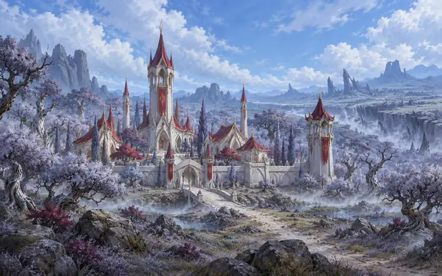 Tranquillien, village aux toits rouges dans la pâleur des Terres fantômes